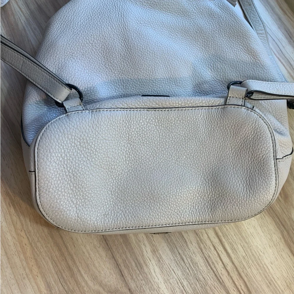 Rebecca Minkoff Backpack Leather tassel Drawstring Magnetic snap Closure Flaptop - Picture 11 of 16